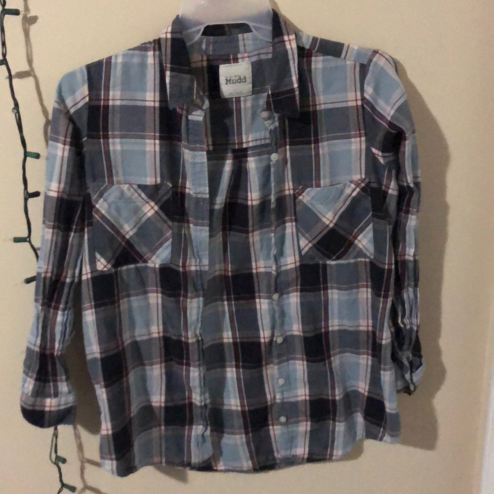 Blue toned flannel
